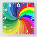 Suche nach psychedelisches muster wanduhren Geometrisch