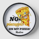Suche nach pizza koch wanduhren Nahrung