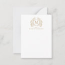 Suche nach goldmonogramm kleine grußkarten Schick