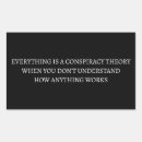 Suche nach verschwörungstheorien aufkleber Verschwörungstheoretiker