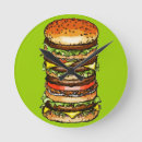 Suche nach cheeseburger wanduhren Hamburger
