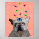 Suche nach french bulldog poster Schmetterlinge