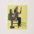 Suche nach cowgirl puzzle Retro