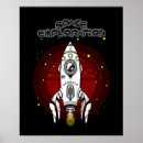 Suche nach retro zukunft poster Raumschiff