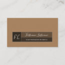 Suche nach erdtöne visitenkarten Monogramm
