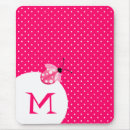 Suche nach rosa tupfen mousepads Monogramm