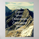 Suche nach herausforderung poster Berge