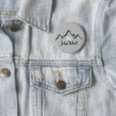 Suche nach draußen buttons Typografie