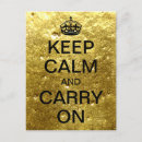 Suche nach keep calm and carry on postkarten Motivierend