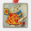 Suche nach weißes kaninchen ornamente Alice im wunderland