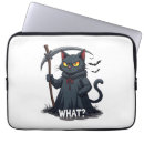 Suche nach katzenfrau laptop schutzhüllen Schwarzkatzen