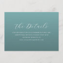 Suche nach teal wedding einladungen Elegant