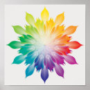 Suche nach mandala blume poster Regenbogen