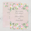 Suche nach rosenhochzeit einladungen Aquarell