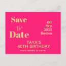 Suche nach geburtstag save the date postkarten Gold
