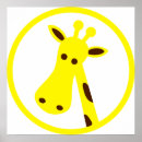 Suche nach gelbe giraffe poster Niedlich