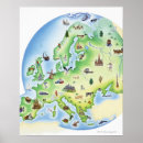 Suche nach europa karte poster Horizontal