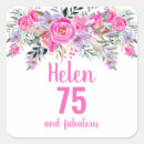 Suche nach 75 geburtstag aufkleber Für sie