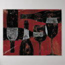 Suche nach flasche wein poster Zeitgenössisch