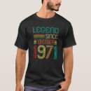 Suche nach legende seit 1971 tshirts Alt