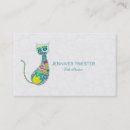 Suche nach weiße katze visitenkarten Vintag