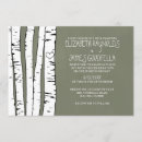 Suche nach birke hochzeits einladungen Waldhochzeit