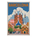 Suche nach barcelona poster Vintag