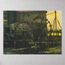 Suche nach licht und schatten poster Landschaft