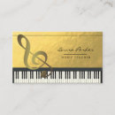 Suche nach piano visitenkarten Gold