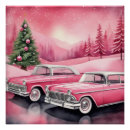 Suche nach rosa auto poster Aquarell