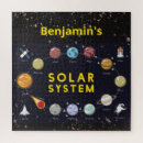 Suche nach planeten puzzle Rakete