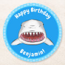 Suche nach weißer hai untersetzer Ozean