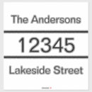 Suche nach briefkasten aufkleber Hausnummer