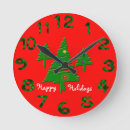 Suche nach weihnachtsbäume wanduhren Feiertage