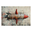 Suche nach raketen poster Galaxie