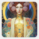 Suche nach gustav klimt aufkleber Frau