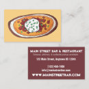 Suche nach speisen visitenkarten Restaurant