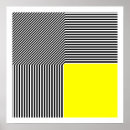 Suche nach geometrische abstraktion poster Schwarz weiß