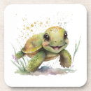 Suche nach niedliche schildkröte untersetzer Aquarell