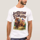 Suche nach amerikanischer bison tshirts Prärie