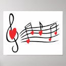Suche nach musiknoten poster Schwarz