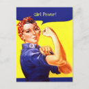 Suche nach rosie the riveter postkarten Mädchenpower