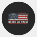 Suche nach gott vertrauen aufkleber Amerika