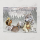 Suche nach niedlicher wolf postkarten Winter