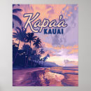 Suche nach retro hawaii poster Kauai