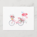 Suche nach rosa fahrrad postkarten Herz