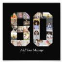 Suche nach 80 geburtstag poster Foto collage