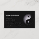 Suche nach yinyang visitenkarten Schwarzes