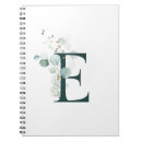 Suche nach buchstabe e notizbuch Monogramm