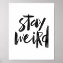 Suche nach sonderbar poster Bleibe sie sonderbar